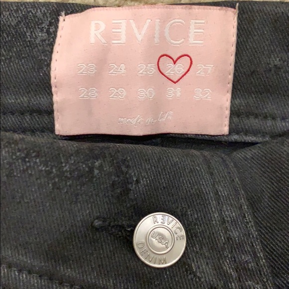 Revice Denim B-side jeans in Pistol Black